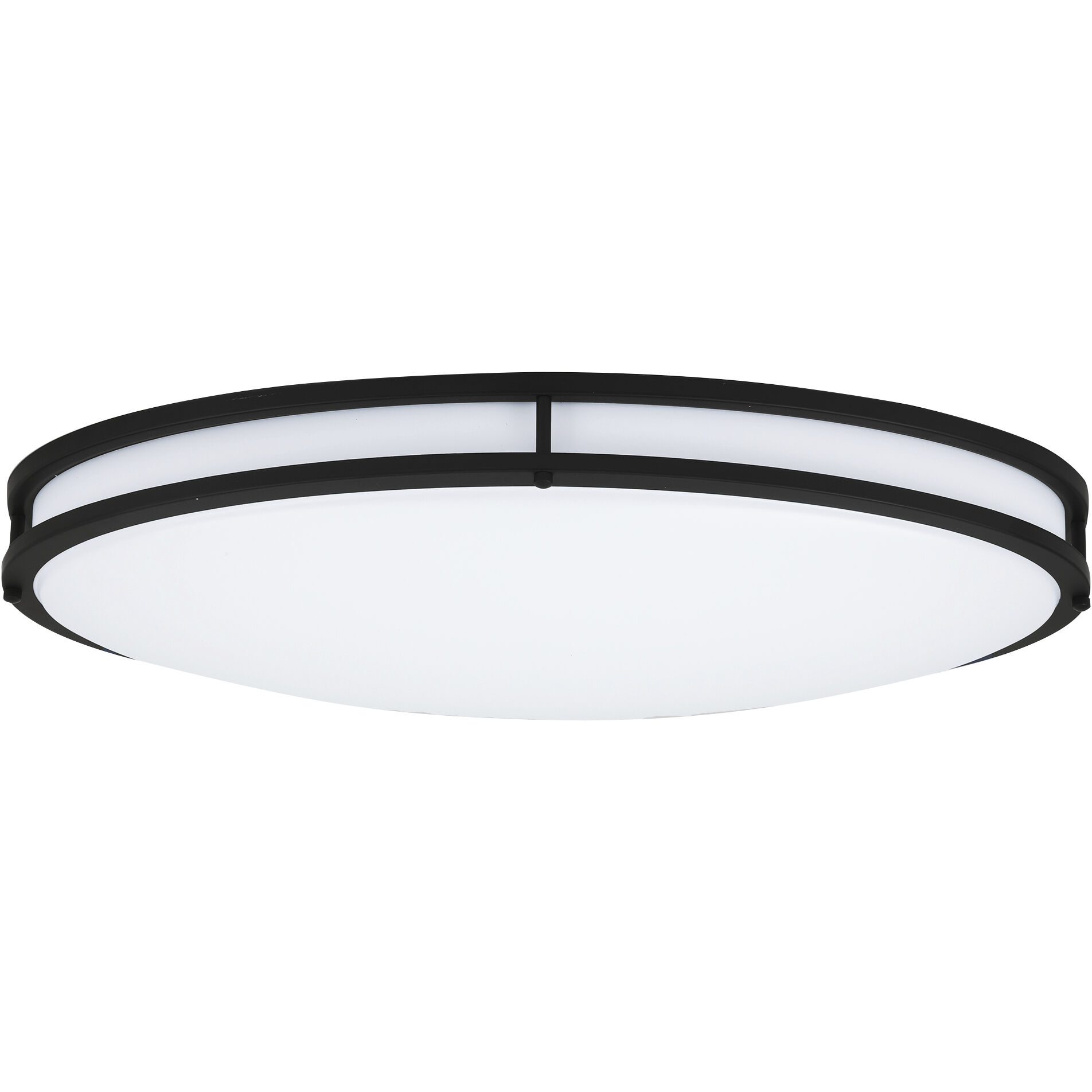 EnviroLite LED 24 inch Matte Black Flush Mount Ceiling Light